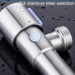 Model D 304 Hexagonal Stainless Steel Angle Valve Fine Copper Ceramic Valve Spool With Decorative Cover - Image 4