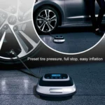 12V Metal Cylinder Smart Digital Display Portable Mini Tire Pump - Image 6