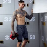 Mens Summer Quick Dry Casual Fitness 5 / 10 Pants Double Layer Anti-Shine Sports Shorts - Image 6