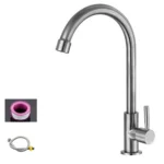 304 Stainless Steel Kitchen Rotatable Sink Faucet