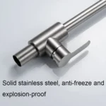 304 Stainless Steel Kitchen Rotatable Sink Faucet - Image 6