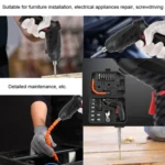 Home Use Mini Rechargeable Multifunction Electric Screwdriver Electric Drill Tool Set - Image 8