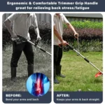 String Grass Trimmer Handle Grip for Lawn Care Landscaping - Image 6