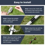String Grass Trimmer Handle Grip for Lawn Care Landscaping - Image 7