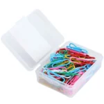 Deli 0024 100 pcs/box 2.8cm File Classification and Storage Color Paper Clips