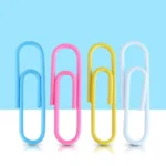 Deli 0024 100 pcs/box 2.8cm File Classification and Storage Color Paper Clips - Image 4