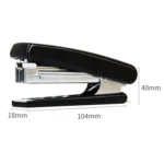 Deli 0222 10 Portable Metal Stapler With Staple Remover Labor Saving Stapler - Image 3