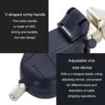 Rotary Multi-Functional Cable Stripping Pliers With A Blade - Image 6