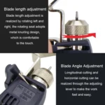 Rotary Multi-Functional Cable Stripping Pliers With A Blade - Image 7