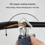Rotary Multi-Functional Cable Stripping Pliers With A Blade - Image 10