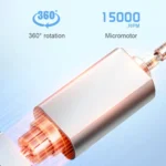 Rechargeable Nail Drill Machine Set with Ceramic Drill Bit Spot Lighting - Image 4