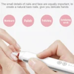 Rechargeable Nail Drill Machine Set with Ceramic Drill Bit Spot Lighting - Image 5