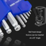 Short-Side Ball-End Hexagon Wrench Set Tools - Image 4
