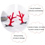 1pair Christmas Hair Accessories Cute Hairpins For Children - Image 3