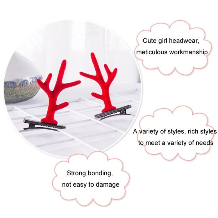 TBD06040047_B2.webp 1pair Christmas Hair Accessories Cute Hairpins For Children - Image 3