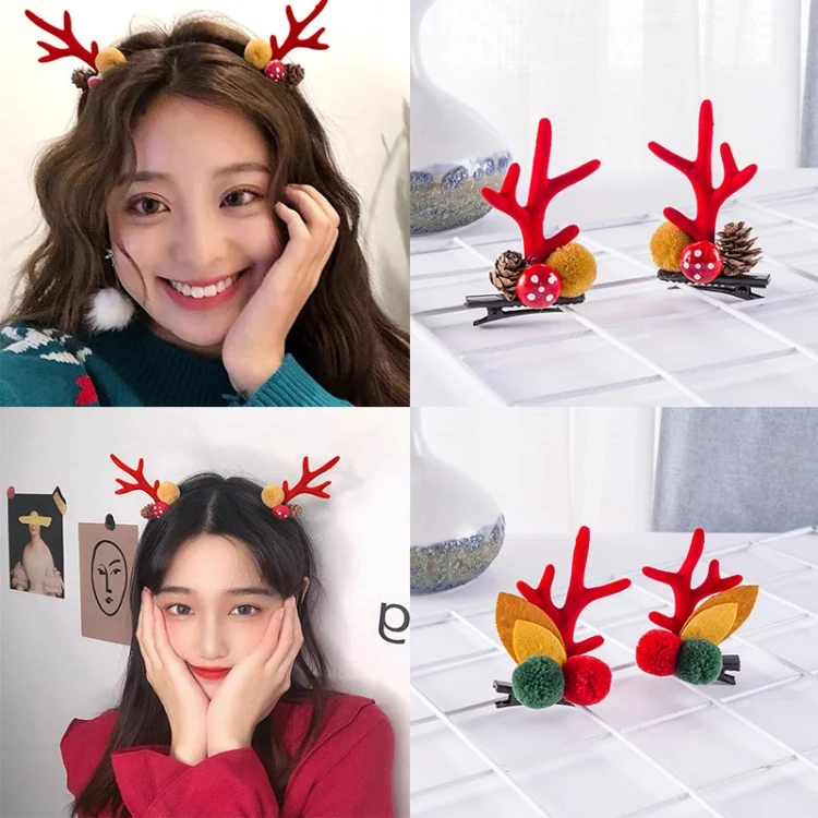 TBD06040047_B3.webp 1pair Christmas Hair Accessories Cute Hairpins For Children - Image 4
