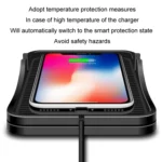 15W Car Wireless Charging Silicone Base For Apple Android Phones - Image 4