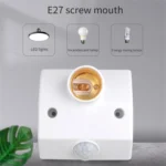 YX-425B AC85-265V Infrared Human Body Induction E27 Screw LED Lamp Holder - Image 4