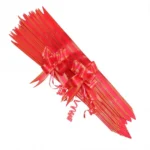100pcs Hand Drawn Flower Wedding Ribbon Fruit Basket Bow Decoration - Image 3