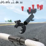 Camera Phone Holder Ball Head Base Live Riding Shooting Handlebar Rotating Clamp - Image 2