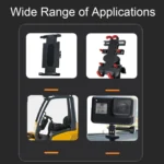 Camera Phone Holder Ball Head Base Live Riding Shooting Handlebar Rotating Clamp - Image 8