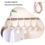 Plastic Travel Folding Hanger Portable Clothes Wide Shoulder Traceless Drying Rack - Image 3