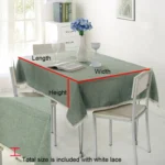 Fabric Tablecloths Covers Simple Coffee Table Cloths - Image 2