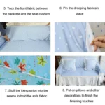 Cotton And Linen Thickened Fabric Sofa Slipcovers Cover Fabric Type Sofa Shade - Image 7