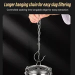 304 Stainless Steel Brine Basket Tea Residue Ball Soup Material Box - Image 5