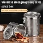 304 Stainless Steel Brine Basket Tea Residue Ball Soup Material Box - Image 8
