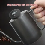 LCD Wireless Waterproof Thermometer with Long Probe for Coffee Brewing Baking Cooking - Image 4