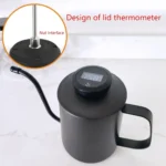 LCD Wireless Waterproof Thermometer with Long Probe for Coffee Brewing Baking Cooking - Image 8