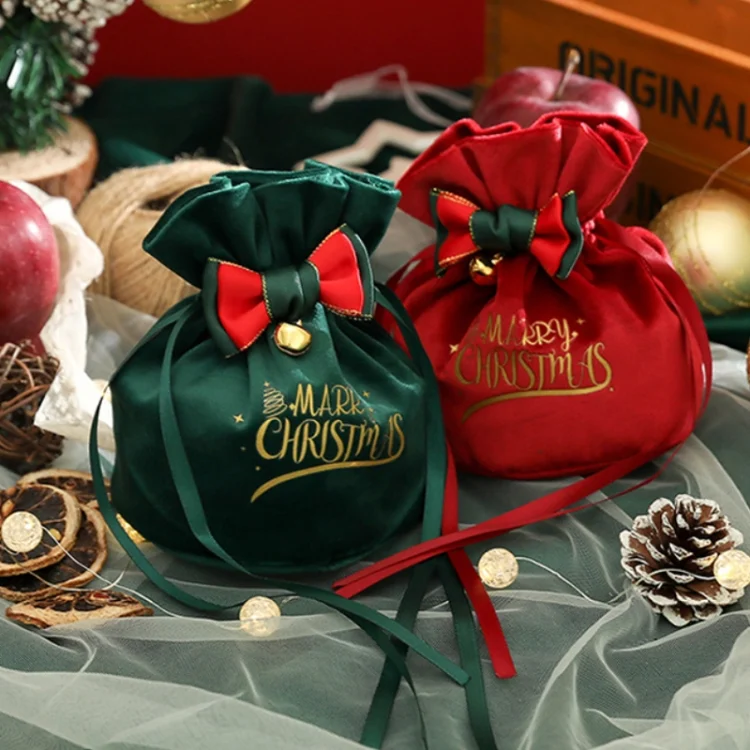 TBD06040262_B5.webp Christmas Gift Bag Christmas Eve Velvet Candy Bundle Bag - Image 6