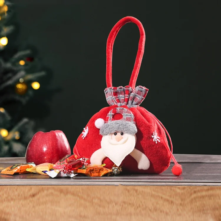 Christmas Decoration Gift Bag Christmas Eve Apple Wrapped Candy Jar