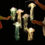Luminous Jellyfish Lamp Finished Night Light Room Decoration Ambient Light - Image 6