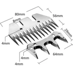 HILDA Power Wool Scissors Blades For Wool Pushers - Image 3