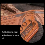 Retro Dollar Pattern Magnetic Buckle Multi-card Slot Wallet - Image 8