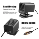 12V Car Folding Heater Winter Front Windshield Defrost Heater - Image 3