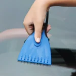 Mini Car Snow Shovel Multifunctional Silicone Anti-Slip Handle De-Icing Tool - Image 6