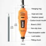 HILDA Power Grinder And Brush Sharpener Set Sharpening Tool Set, EU Plug - Image 3