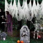 76 x 183cm Halloween Gauze Roving Polyester Cotton Haunted House DIY Decorative Gauze - Image 6