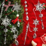 Transparent Snowflake Ice Pick Set Christmas Decoration Supplies - Image 4