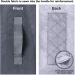 Non-Woven Fabric Foldable Underbed Storage Bag for Clothes Blankets 100x50x18cm - Image 5