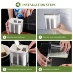 1100ml Yogurt Filter Homemade Yogurt Beancurry Milk Separator Water Drained Filter - Image 11