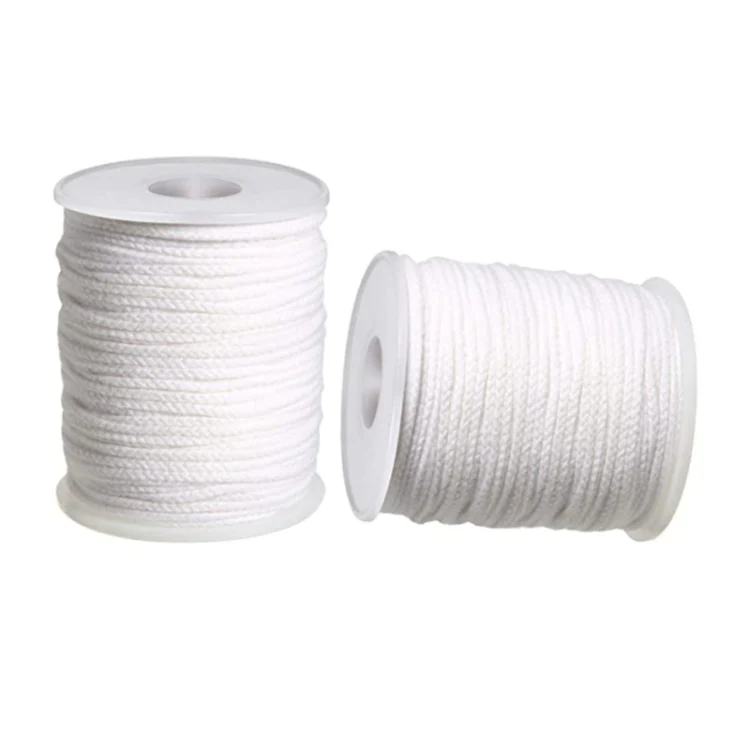 TBD06040422_3.webp 61m 24-strand Cotton Rope Braided Candle Wick Core DIY Handmade Candle Core - Image 4
