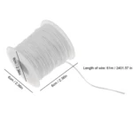 61m 24-strand Cotton Rope Braided Candle Wick Core DIY Handmade Candle Core - Image 6