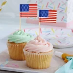 100pcs/pack 65mm National Flag Toothpick  Cupcake Toppers Cocktail Sticks - Image 5