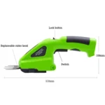HILDA 3 In 1 Motorized Fence Trimmer Li-Ion Pruning Tools - Image 3
