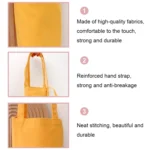 Portable Water Cup Coffee Bag Outdoor Thermal Insulation Solid-Color Canvas Cup Cover - Image 4