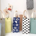 Canvas Thermos Cup Protective Cover Universal Water Bottle Tote Bag Water - Image 2